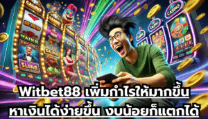 Witbet88 เพิ่มกำไรให้มากขึ้น หาเงินได้ง่ายขึ้น งบน้อยก็แตกได้
